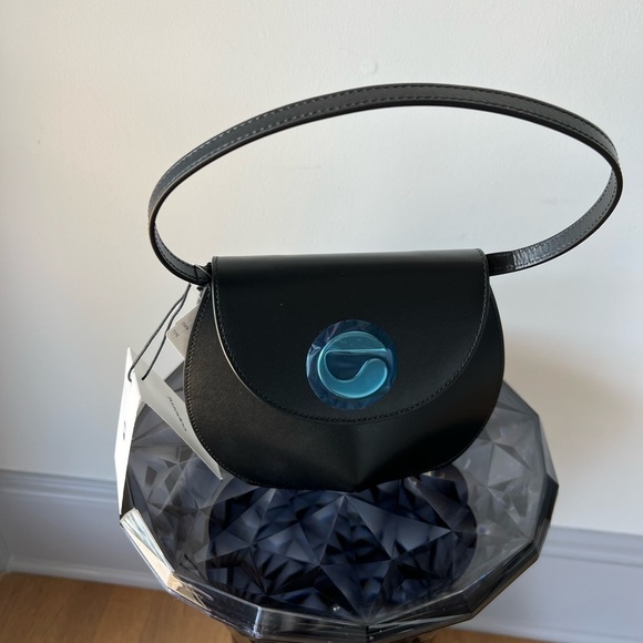 Coperni Mini U.F.O. Leather Top Handle Bag Black - Picture 10 of 13